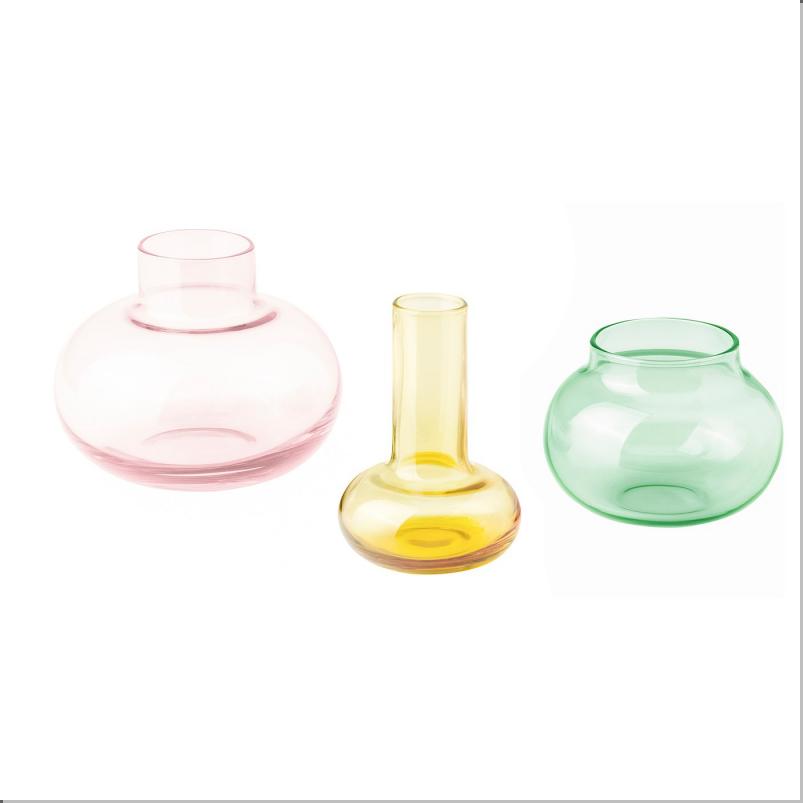 DOFTRIPS ドフトリプス 花瓶3点セット - ミックスカラー